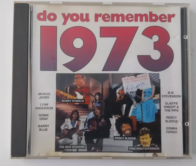 Do You Remember 1973. Cd Album. Various Artists