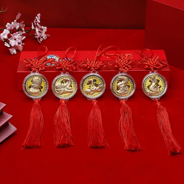 Chinese Zodiac Coin Necklace - Snake main image 1