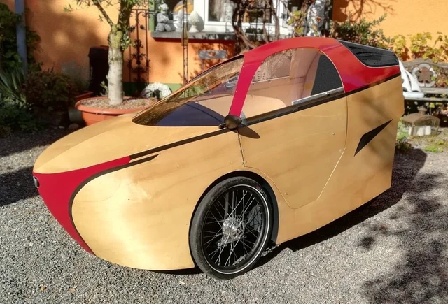Proyecto de construcción propia plano de construcción Velomobil agilo - carrocería ligera de madera contrachapada
