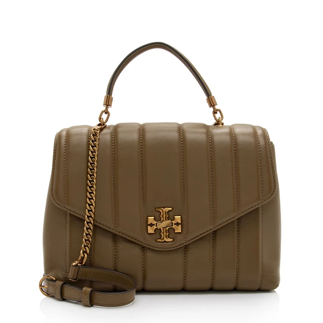 Tory Burch Leather Kira Medium Top Handle Satchel