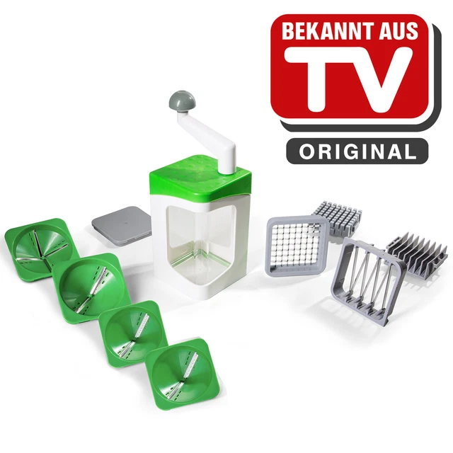 Genius Nicer Dicer Chef 13 Teilig GENIUS GEMÜSESCHNEIDER SPIRAL-/JULIENNESCHNEIDER NICER DICER JULIETTI