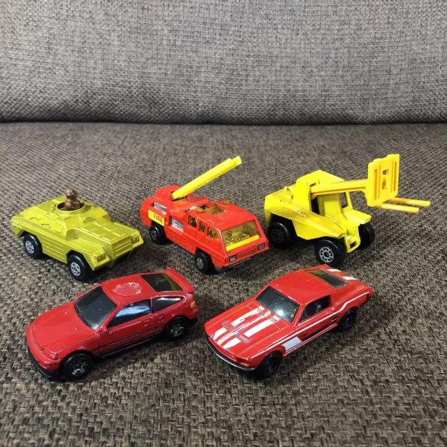 Job lot of Mixed Play Worn Matchbox, Corgi Diecast Vehicles