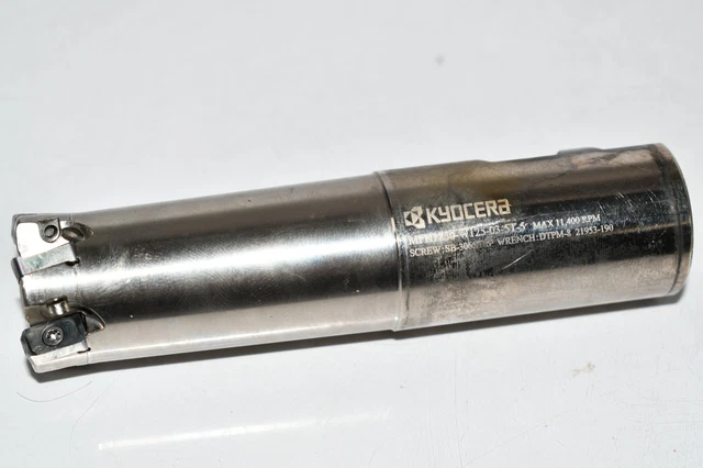 Kyocera MFH 1250W125035T5, MFH-Mini Indexable High-Feed End Mill 1.250'' 5FL