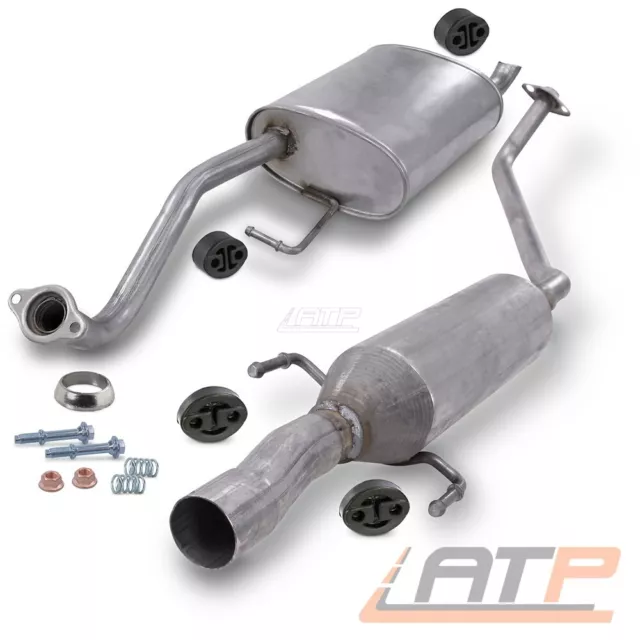 SILENZIATORE SCARICO PER TOYOTA COROLLA E12 1.4 1.6 VVT-i anno 02-04