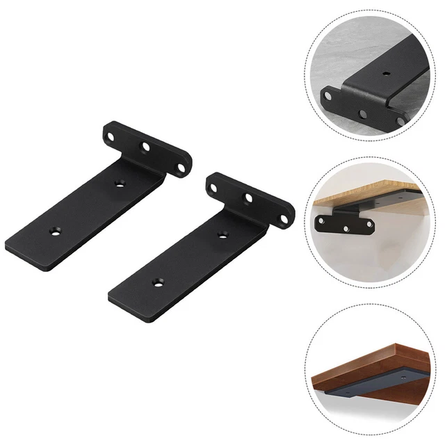 2pcs Corner Bracket Angle Bracket Shelf Brackets Shelf Brackets Heavy Duty