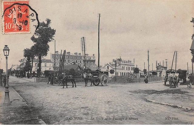 95 - SANNOIS - SAN33809 - La Gare et le Passage à Niveau