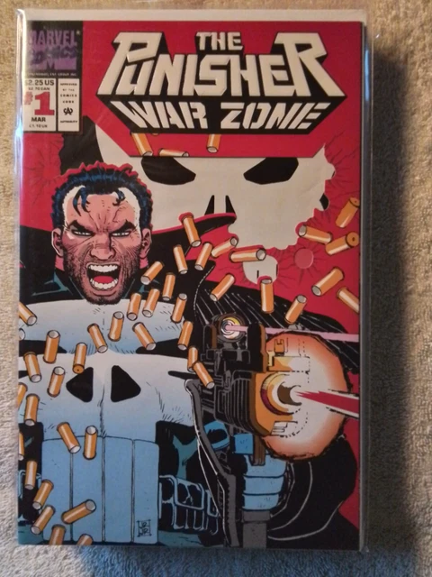 1992 Marvel Comics "The Punisher War Zone" Issue #1 Vintage Comic Book