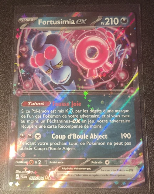 Carte Pokémon Fortusimia Ex 037/064 Double Rare (RR) - Écarlate Et Violet - Fable Nébuleuse - Neuve Et Protégée