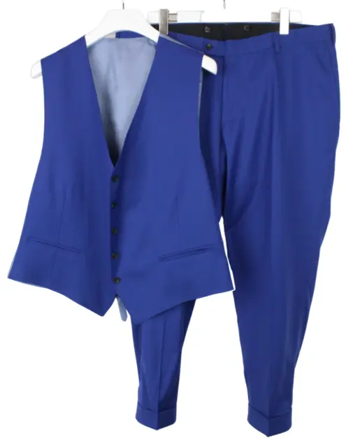 Suitsupply Ferrara / Brescia Costume Homme UK 50S Laine 2 Pièce Bleu