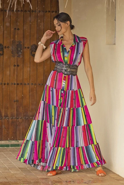 Abito lungo deals colorato