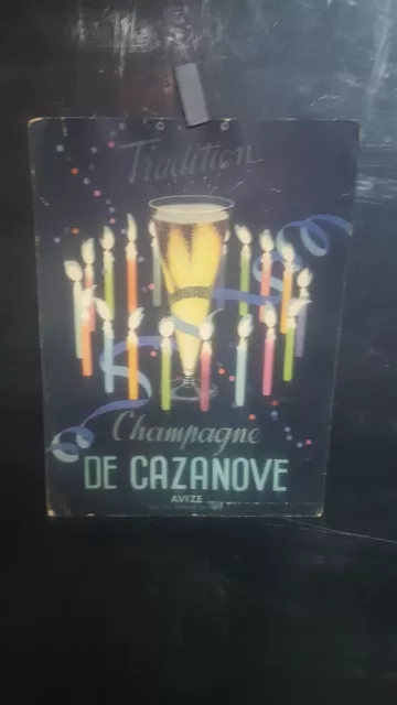 Plv Champagne Cazanove Festive   Vers  1950