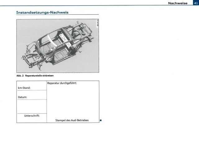 Carnet d'entretien allemand Audi 2005-2010 3