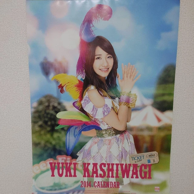 Akb48 2014 Yuki Kashiwagi Calendar Poster