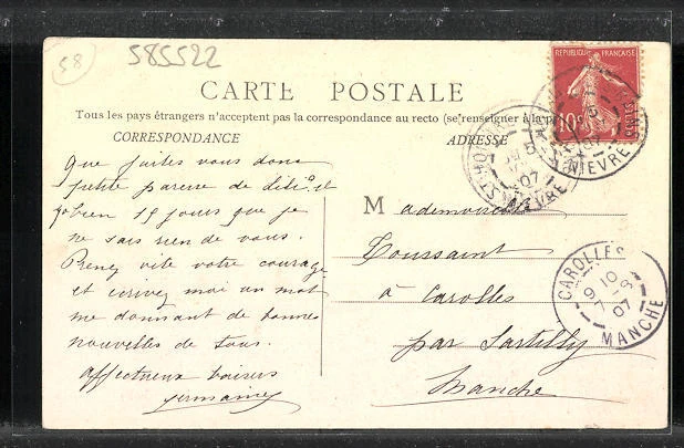 CPA St-Honoré-les-Bains, Etang du Seu and le Château 1907 2