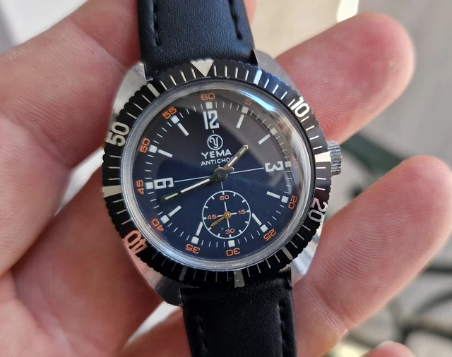 Montre Mortima Mayerling Vintage Années 70 - Mécanique Manuelle, Style Plongeur Français Rare