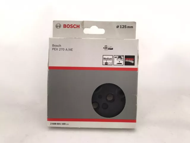 Ersatz Klett-Schleifteller 125mm Bosch Exzenterschleifer PEX 270 A/AE 2608601169