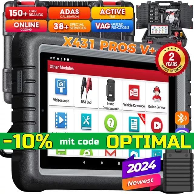 LAUNCH X431 PROS V+ PRO 5 Profi OBD2 Diagnosegerät ALLE SYSTEM Key Programmier