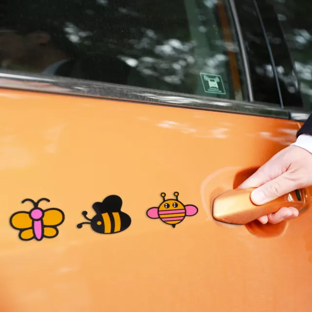 12 Pcs Car Ladybug Sticker Decor PET Car Stickers Auto Scratch Decal