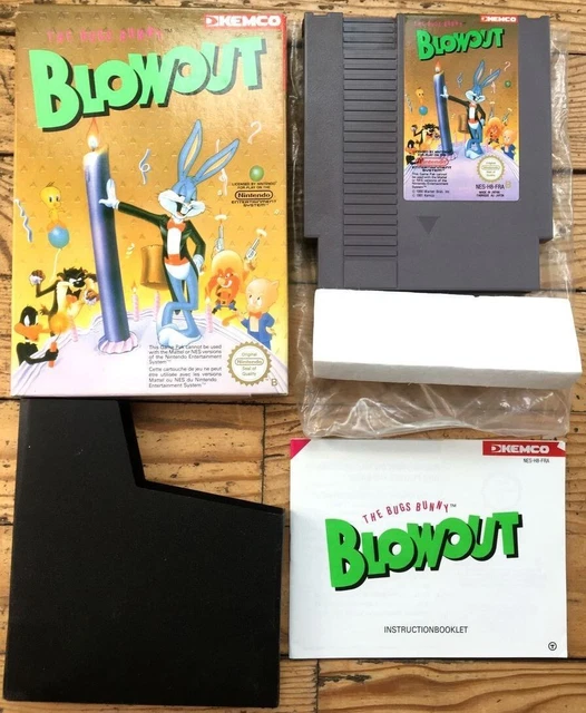 Tbe - The Bugs Bunny Blowout Complet Boîte Notice Nes Pal B Fra Cib Ovp - Vgc