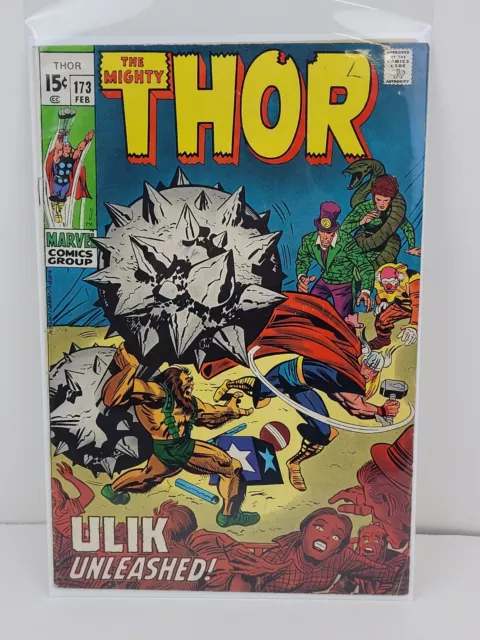 The Mighty Thor #173 Circus Of Crime Marvel Comics 1970