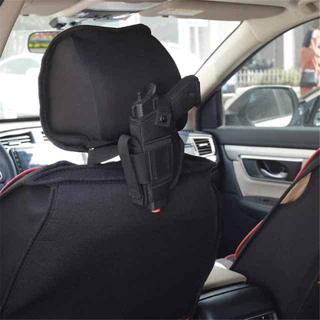 TACTICAL CONCEALED VEHICLE Pistol Car Gun Holster 2 Strap Mount