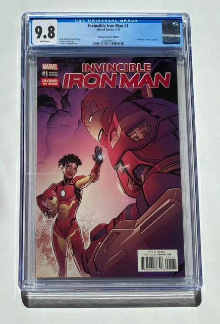 Invincible Iron Man #1 • 2017 Marvel Comics • Tom Raney Variant • CGC 9.8