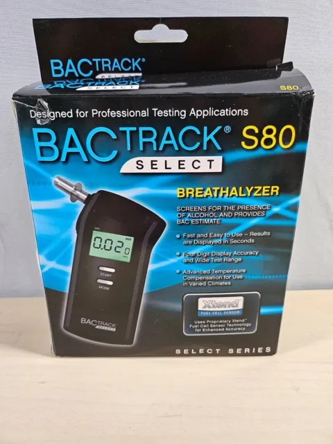 Alhalador portátil BACtrack S80 Pro - negro