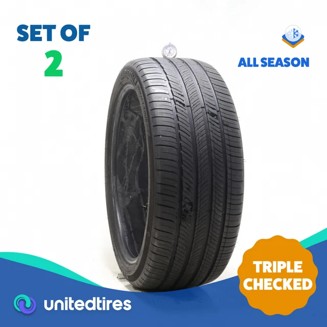 Set of (2) Used 265/40R22 Michelin Primacy Tour A/S GOE 106W - 7.5/32
