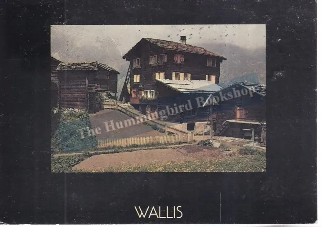 Wallis The Valais Switzerland Postcard with Stamp