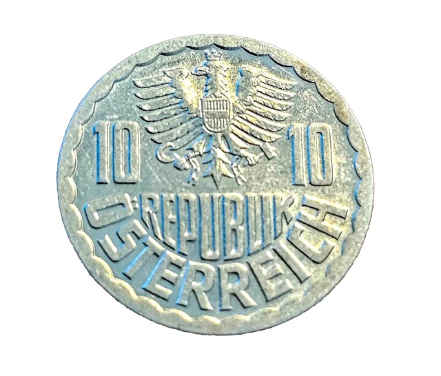 1981 Austria 10 Groschen Coin KM#2878 Ungraded