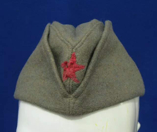 YUGOSLAVIA SERBIA EARLY POST-WWII ARMY FIELD CAP TITOVKA marked