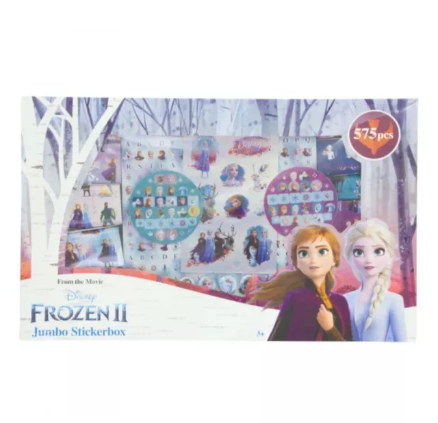 Sticker Aufkleber Box 575 Teile Elsa Frozen2 Disney Anna Prinzessin Set Kinder