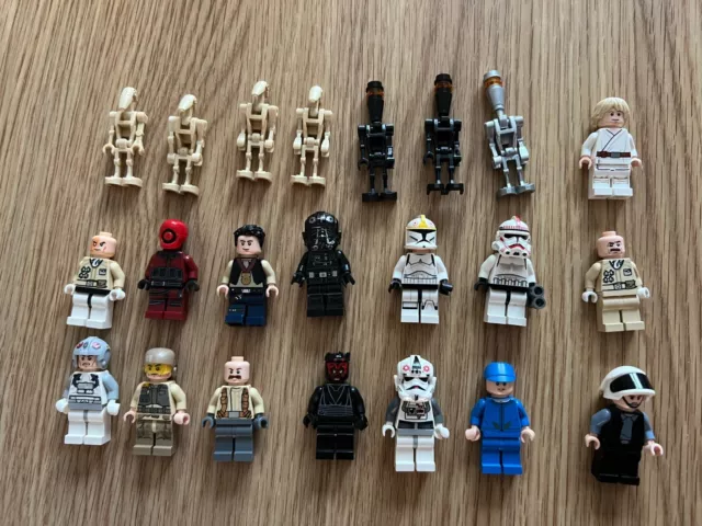 lego star wars minifigures job lot