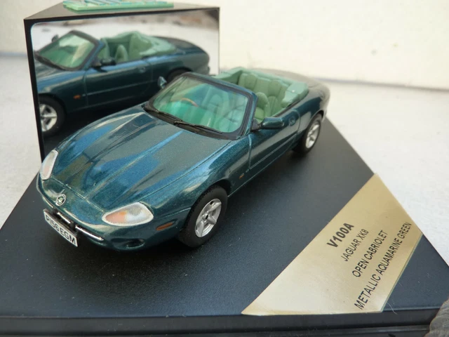 Vitesse Ref V100A Jaguar Xk 8 Open Cabriolet Aquamarine Green Met Neuf En Boite