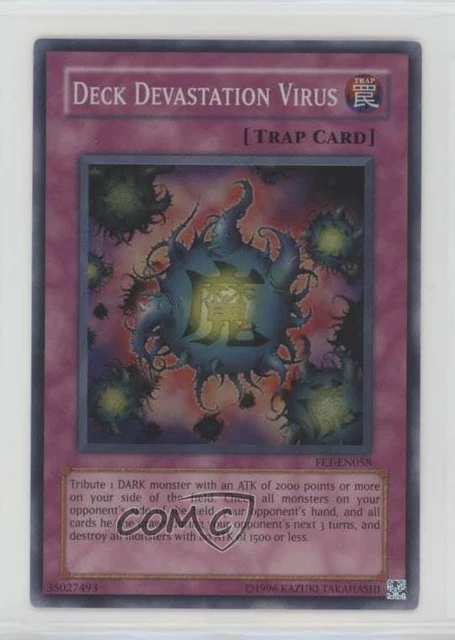 2005 Yu-Gi-Oh! Flaming Eternity Unlimited Deck Devastation Virus 3c7