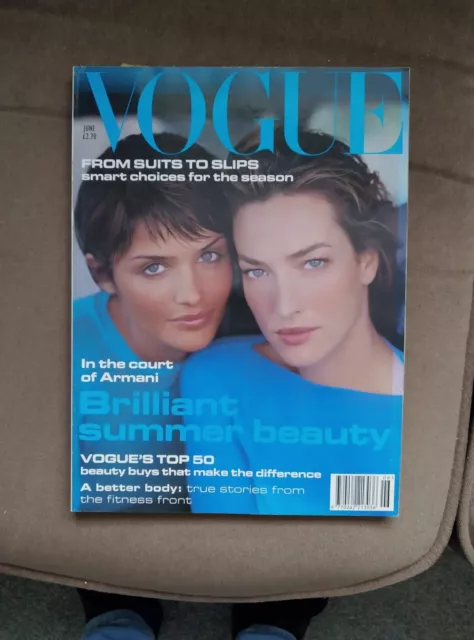 VOGUE Magazine: June 1994 - Helena Christensen & Tatjana Patitz