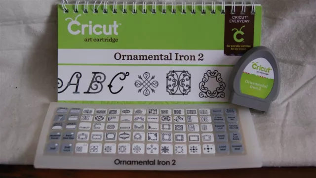 Cricut Cartridge - ORNAMENTAL IRON 2 - Gently Used - No Box X