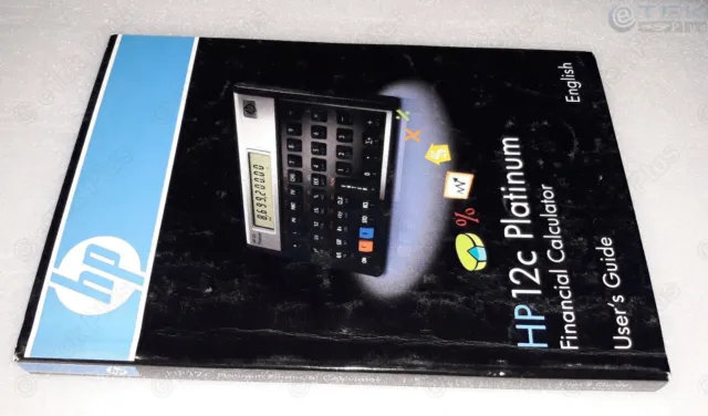 1x Guide Manual for HP 12C Platinum Financial Calculator HP12C 12CP 5th Ed. OEM