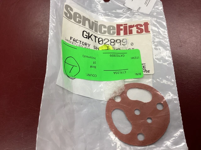 Gasket;Solenoid Valve (Non-Asbestos) R-123 Compatible Gkt02899