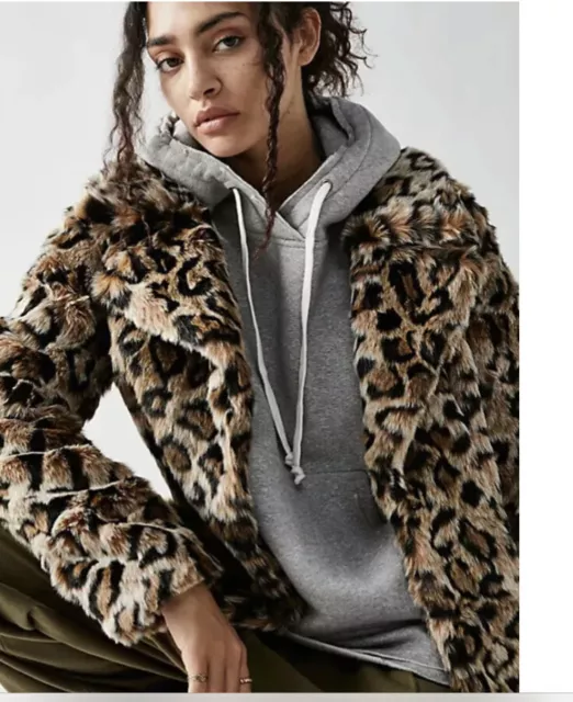 Free people leopard jacket top