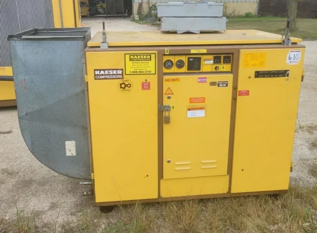 Kaeser BS60 50 Hp Rotary Screw Air Compressor w/Electrical Disconnect