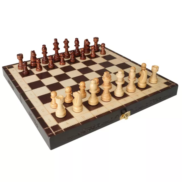 VEVOR Juego de ajedrez Tablero de ajedrez magnético plegable portátil 29 cm