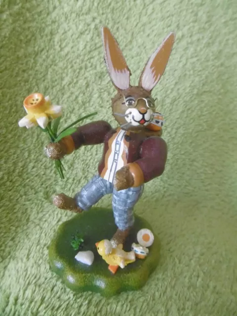 Hubrig Osterhase "Hasenvater Mit Narzisse" - Wiki - Wie Neuwertig