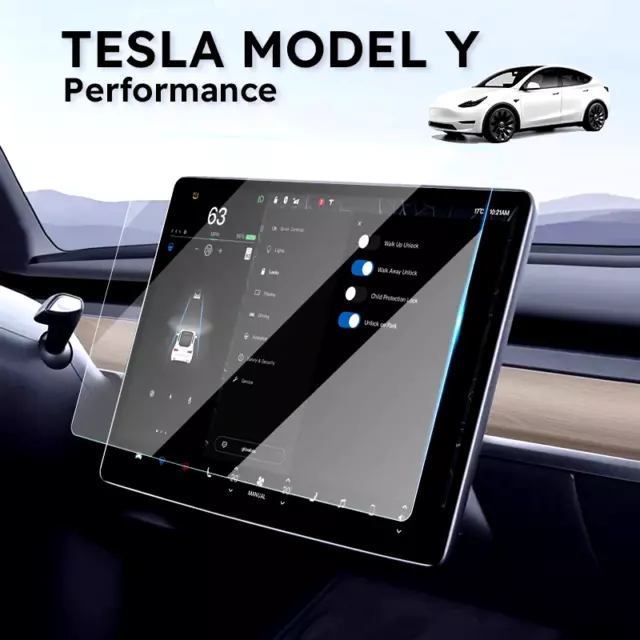 Display Panzerfolie Schutzglas für Tesla Model Y Performance PY Panzerglass