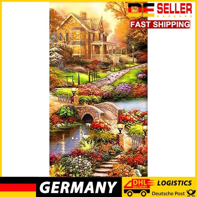 Idyllic 5D DIY Full Round Drill Diamond Painting Embroidery Cross Stitch Gifts