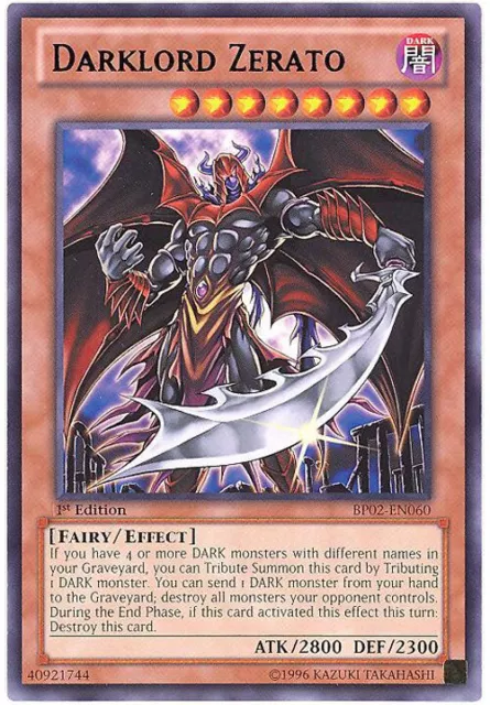 Yu-Gi-Oh Card - BP02-EN090 - DARKLORD DESIRE (rare):  - Toys,  Plush, Trading Cards, Action Figures & Games online retail store shop sale