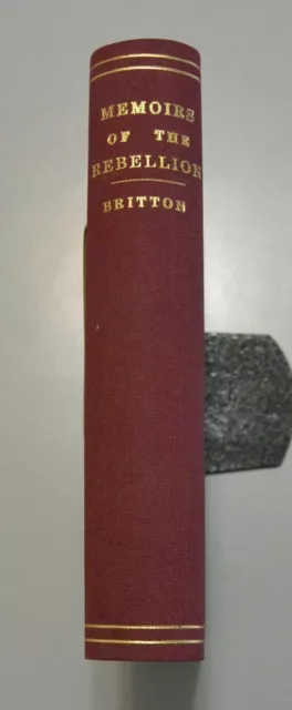 MEMOIRS OF THE REBELLION ON THE BORDER 1863 Sixth Kansas Cavalry Civil War