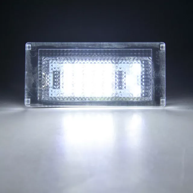 2x LED Kennzeichenbeleuchtung Weiß 12V für Mini Cooper One R50 R52 R53 2004-2008 3