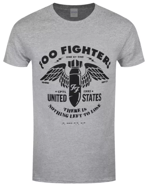 Foo Fighters 'Stencil' (Gris) T-Shirt - OFFICIEL!