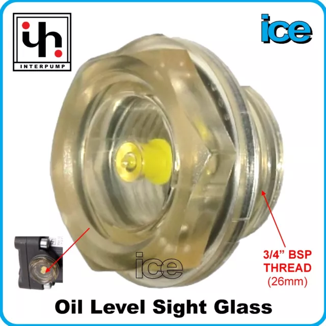 Misura livello fluido olio mirino 3/4" (26 mm) pompa cambio serbatoio idraulico